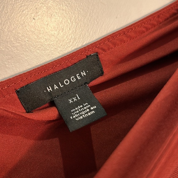 Halogen size XXL burn orange oversized dress. Summer dress. Fall dress. Like new - Picture 4 of 4